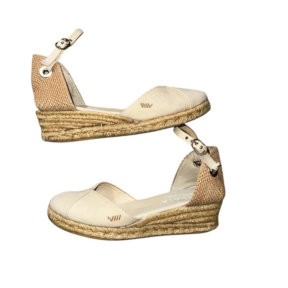 Viscata  Barcelona Formiga Canvas Espadrille Wedges size 38 - Picture 3 of 5
